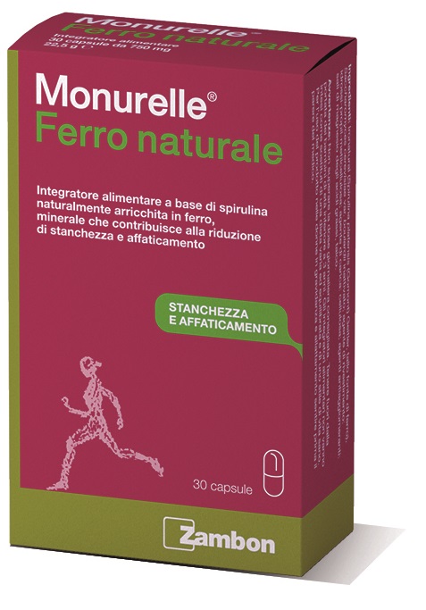 MONURELLE FERRO NATURALE 30 CAPSULE - farmascienza.it