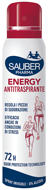 SAUBER DEO 72H ENERGY ANTITRASPIRANTE SPRAY 150 ML - farmascienza.it