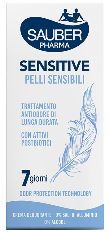 SAUBER DEO 7 GIORNI SENSITIVE PELLI SENSIBILI CREMA 35 ML - farmascienza.it