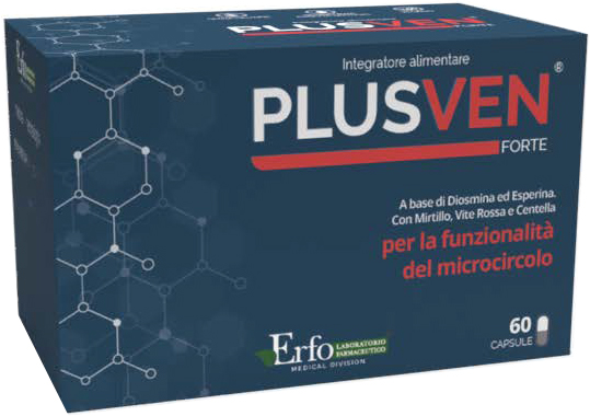 PLUSVEN FORTE 60 CAPSULE SENZA GLUTINE NATURALMENTE PRIVO DI LATTOSIO - farmascienza.it