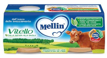 MELLIN OMOGENEIZZATO VITELLO 2 X 120 G - farmascienza.it