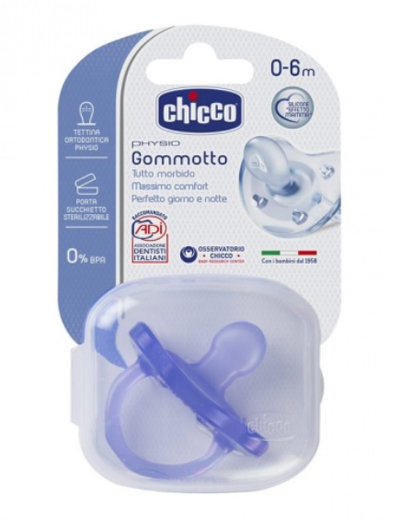 CHICCO GOMMOTTO IN SILICONE COLOR 0-6 MESI 1 PEZZO - farmascienza.it