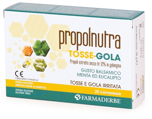 PROPOLNUTRA TOSSE-GOLA 20 COMPRESSE - farmascienza.it