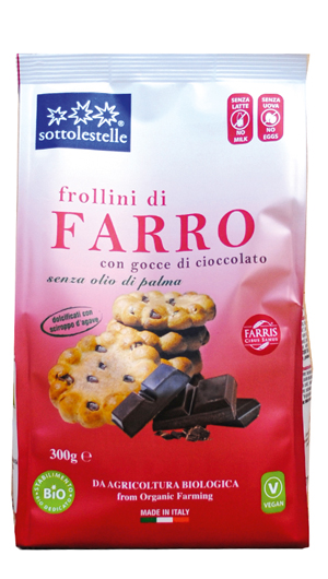 BISCOTTI FARRO CON GOCCE DI CIOCCOLATO 300 G - farmascienza.it