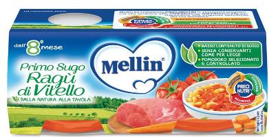 MELLIN PRIMOSUGO RAGU' DI VITELLO 2 VASETTI DA 80 G - farmascienza.it