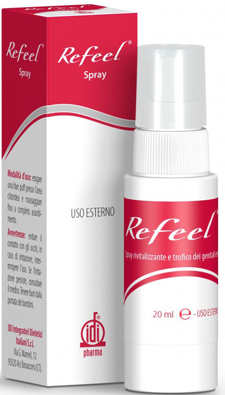 REFEEL SPRAY RIVITALIZZANTE E TROFICO DEI GENITALI ESTERNI FEMMINILI 20 ML - farmascienza.it