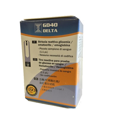 STRISCE MISURAZIONE GLICEMIA BRUNO GD40 DELTA 25 PEZZI - farmascienza.it