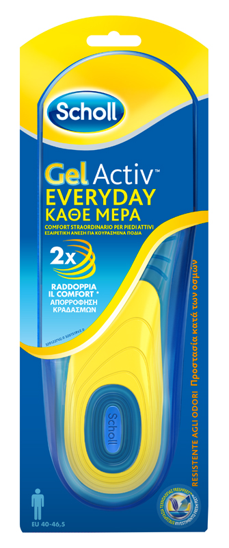 SCHOLL GEL ACTIV EVERYDAY UOMO - farmascienza.it