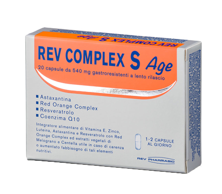 REV COMPLEX S AGE 20 CAPSULE - farmascienza.it