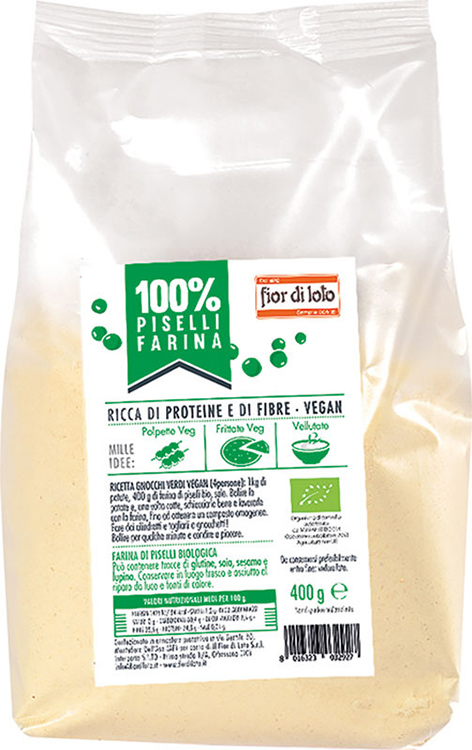FIOR DI LOTO FARINA DI PISELLI BIO 400 G - farmascienza.it