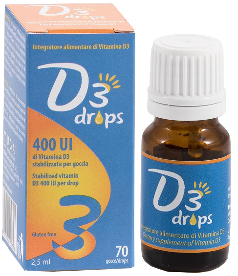 D3 DROPS 400 UI FLACONCINO 2,5 ML - farmascienza.it