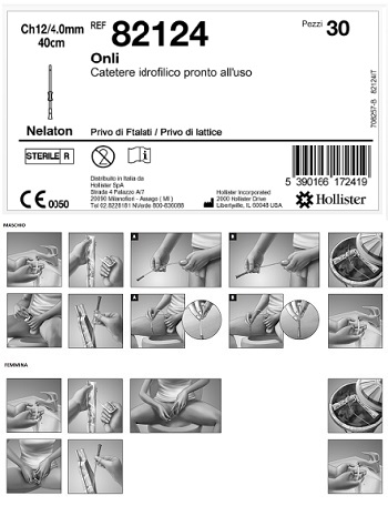 CATETERE IDROFILICO ONLI PRONTO ALL'USO 40 CM CH 12 30 PEZZI - farmascienza.it