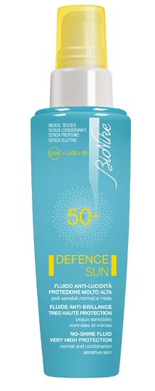 DEFENCE SUN 50+ FLUDIO ANTI LUCIDITA' PROTEZIONE MOLTO ALTA 50 ML - farmascienza.it