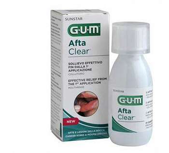GUM AFTACLEAR RINSE 120 ML COLLUTORIO - farmascienza.it
