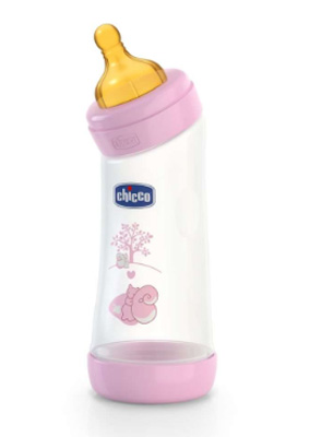 CHICCO BIBERON WELL BEING ANGOLATO IN POLIPROPILENE GIRL DA 250 ML NORMAL LATTICE - farmascienza.it