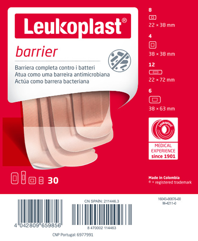 LEUKOPLAST BARRIER 30 PEZZI ASSORTITI - farmascienza.it