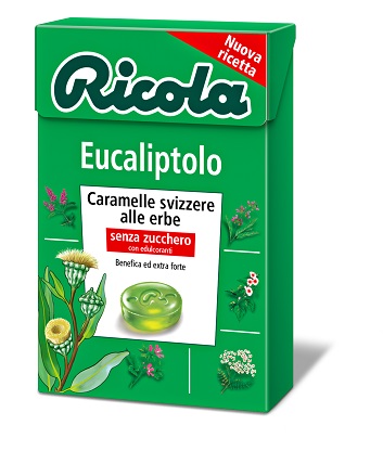RICOLA EUCALIPTOLO SENZA ZUCCHERO 50 G - farmascienza.it