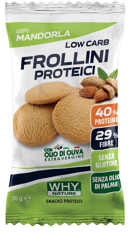 WHYNATURE FROLLINI PROTEICI MANDORLA 30 G - farmascienza.it