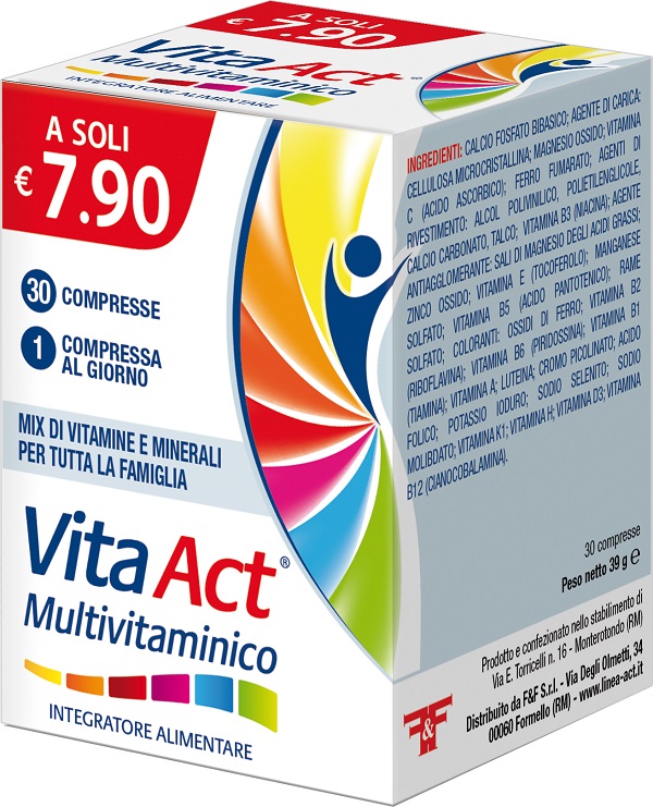 VITA ACT MULTIVITAMINICO 30 COMPRESSE - farmascienza.it