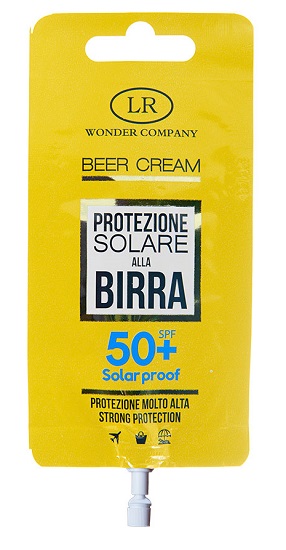 BEER CREAM PROTERZIONE SOLARE MOLTO ALTA ALLA BIRRA SPF 50+ 15 ML - farmascienza.it