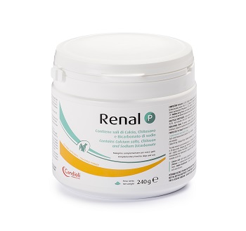 RENAL P MANGIME COMPLEMENTARE PER CANI E GATTI BARATTOLO 240 G - farmascienza.it