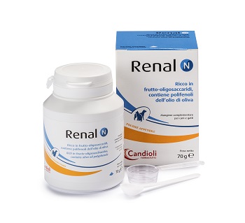 RENAL N MANGIME COMPLEMENTARE PER CANI E GATTI BARATTOLO 70 G - farmascienza.it