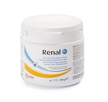RENAL N MANGIME COMPLEMENTARE PER CANI E GATTI BARATTOLO 240 G - farmascienza.it
