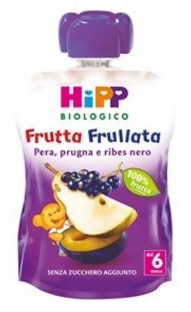 HIPP BIO FRUTTA FRULLATA PERA PRUGNA RIBES 90 G - farmascienza.it
