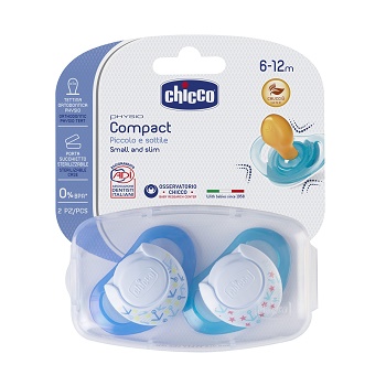CHICCO SUCCHIETTO COMPACT BOY S6-16 MESI 2 PEZZI - farmascienza.it