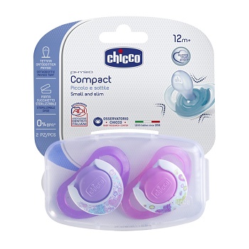 CHICCO SUCCHIETTO COMPACT GIRL S 16-36 MESI 2 PEZZI - farmascienza.it