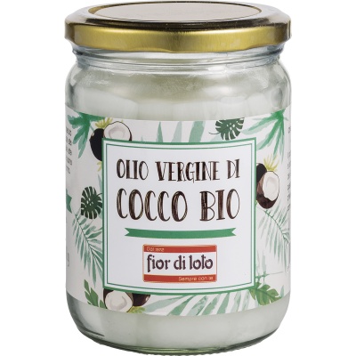 FIOR DI LOTO OLIO VERGINE DI COCCO BIO 450 ML - farmascienza.it
