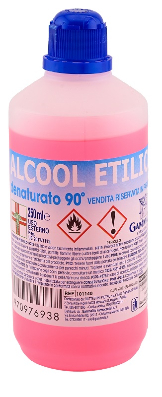 ALCOOL ETILICO DENATURATO 90 GRADI 250 ML - farmascienza.it