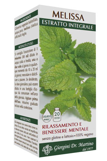 MELISSA ESTRATTO INTEGRALE 200 ML - farmascienza.it