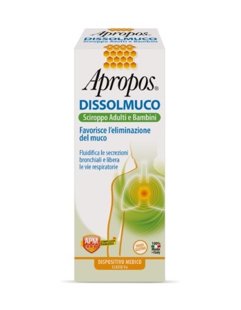 APROPOS DISSOLMUCO SCIROPPO ADULTI E BAMBINI 230 G - farmascienza.it