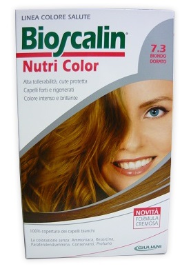 BIOSCALIN NUTRI COLOR 7,3 BIONDO DORATO SINCROB 124 ML - farmascienza.it