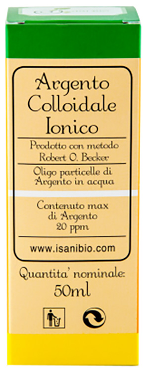 ARGENTO COLLOIDALE IONICO 20 PPM 50 ML SPRAY - farmascienza.it