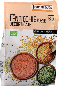 LENTICCHIE PICCOLE ROSSE DECORTICATE BIO 400 G - farmascienza.it