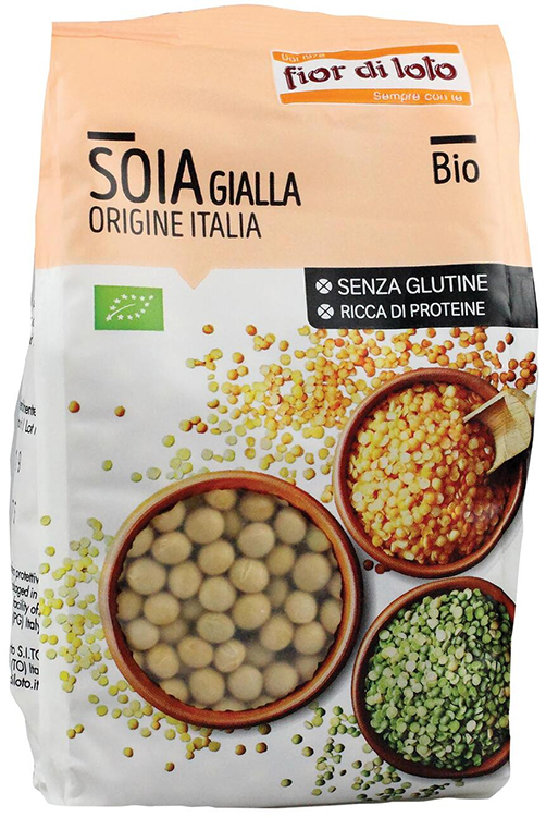 FIOR DI LOTO SOIA GIALLA ITALIA SENZA GLUTINE BIO 400 G - farmascienza.it