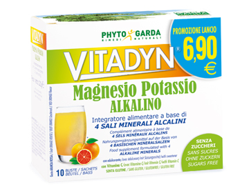 VITADYN MAGNESIO POTASSIO ALKALINO SENZA ZUCCHERO 10 BUSTINE - farmascienza.it