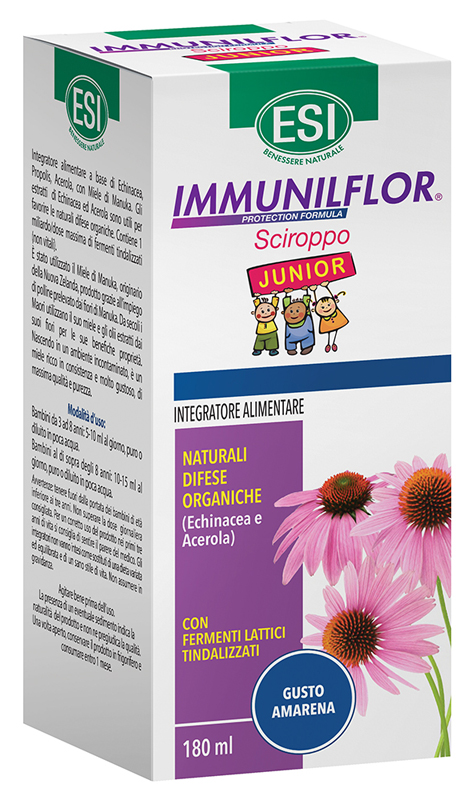 ESI IMMUNILFLOR SCIROPPO JUNIOR 180 ML - farmascienza.it