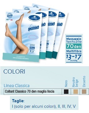 SAUBER COLLANT 70 DENARI MAGLIA LISCIA N BEIG 5 LINEA CLASSICA - farmascienza.it