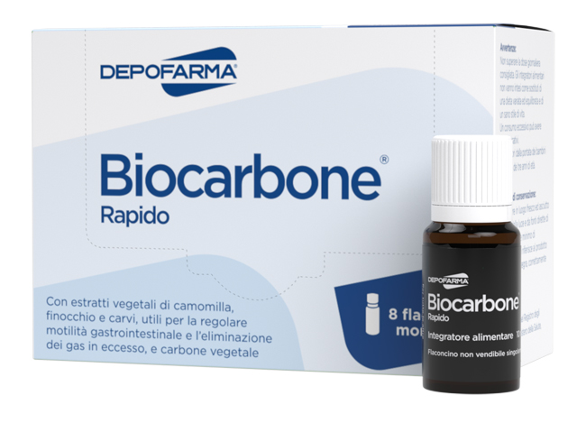 BIOCARBONE RAPIDO 8 FLACONCINI - farmascienza.it