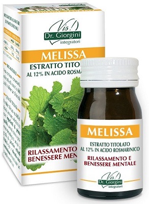 MELISSA ESTRATTO TITOLATO 60 PASTIGLIE - farmascienza.it