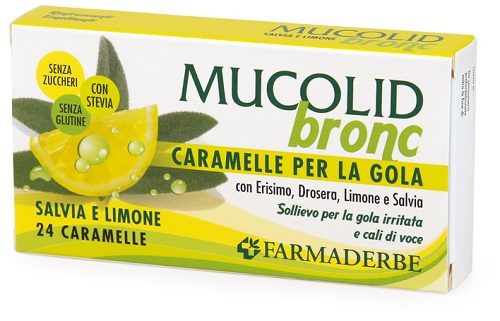 MUCOLID BRONC SALVIA & LIMONE 24 CARAMELLE - farmascienza.it