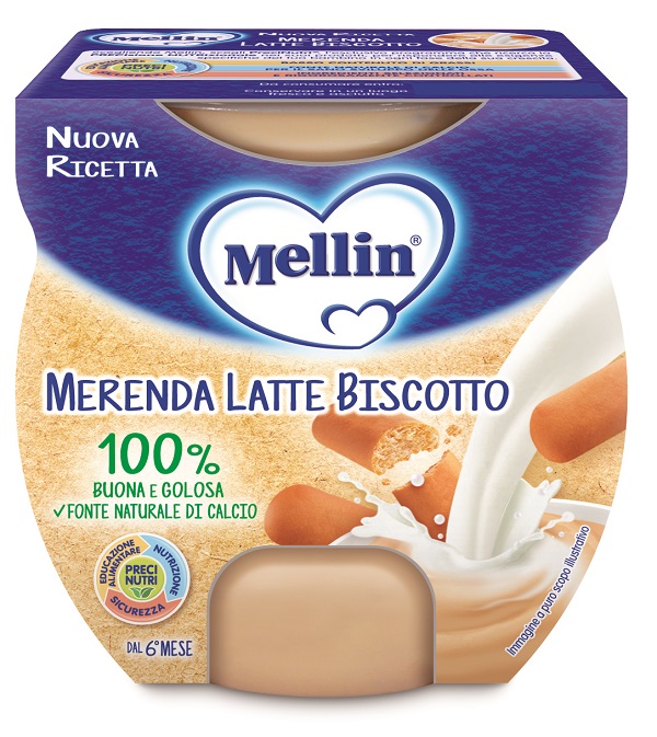 MELLIN MERENDA LATTE BISCOTTO 2 X 100 G - farmascienza.it