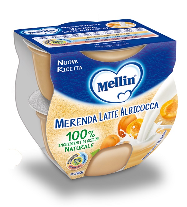 MELLIN MERENDA LATTE ALBICOCCA 2 X 100 G - farmascienza.it
