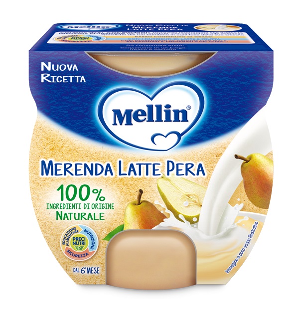 MELLIN MERENDA LATTE PERA 2 X 100 G - farmascienza.it