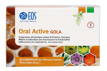 EOS ORAL ACTIVE GOLA 20 COMPRESSE - farmascienza.it