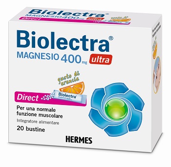 BIOLECTRA ULTRA DIRECT 400 MG ARANCIA 20 BUSTE - farmascienza.it