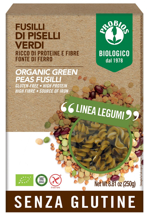 PROBIOS SPECIALITA' DI PISELLI VERDI FUSILLI 250 G - farmascienza.it